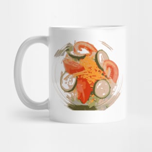 Salad, lunch, diet, vegetarian food, nutrition, food delivery Mug